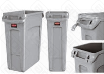 Контейнер для мусора SLIM JIM 60л 59x28X63 49931-60