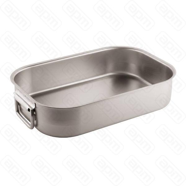 Лоток для жарки 45х30см h9см с ручками нержсталь 11941-45